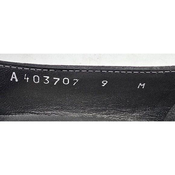 Stuart Weitzman Black Suede & Fabric Heels With Square Toe & 3-Inch Heel - Picture 10 of 13